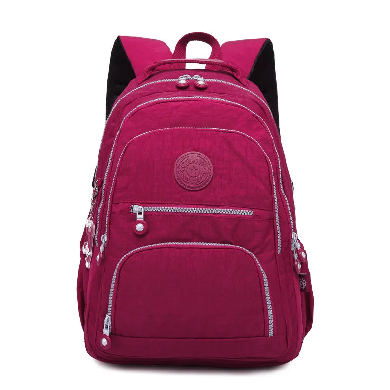 Fashion School Backpack Student for Teenage Girl Boy 2023 Travel Back Packs Bag Women Nylon Waterproof Laptop Bagpack Unisex