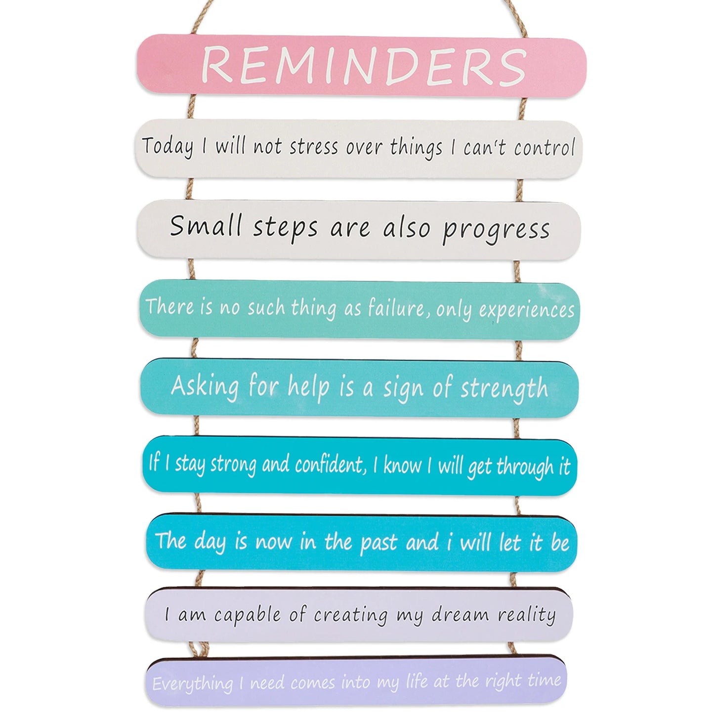 Inspirational Phrase Wall Art Inspirational Wood Hanging Inspirational Signs Positive Affirmations Wall Decor for Living Room