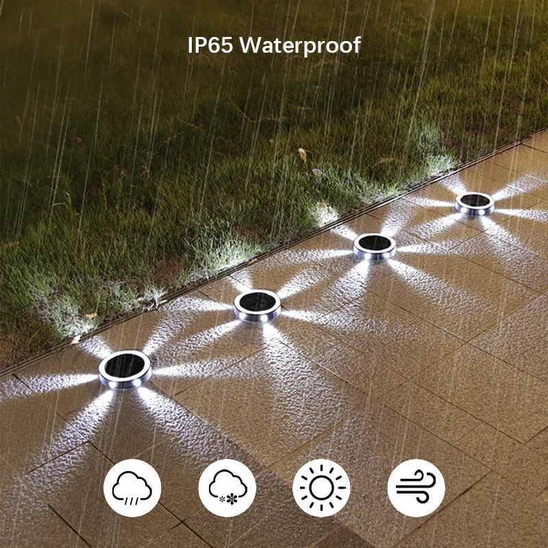 6 LED Solar Night Light,
(4Pack )