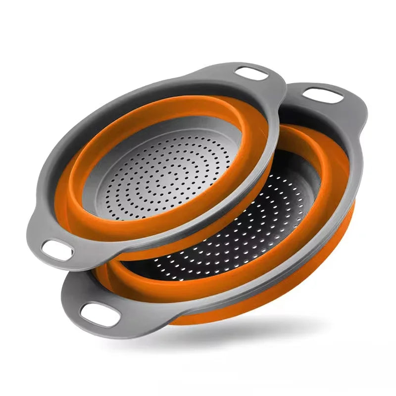 Silicone Folding Drain Basket
Fruit Vegetable Washing Basket
Foldable Strainer Colander Collapsible Drainer
Kitchen Storage Tool