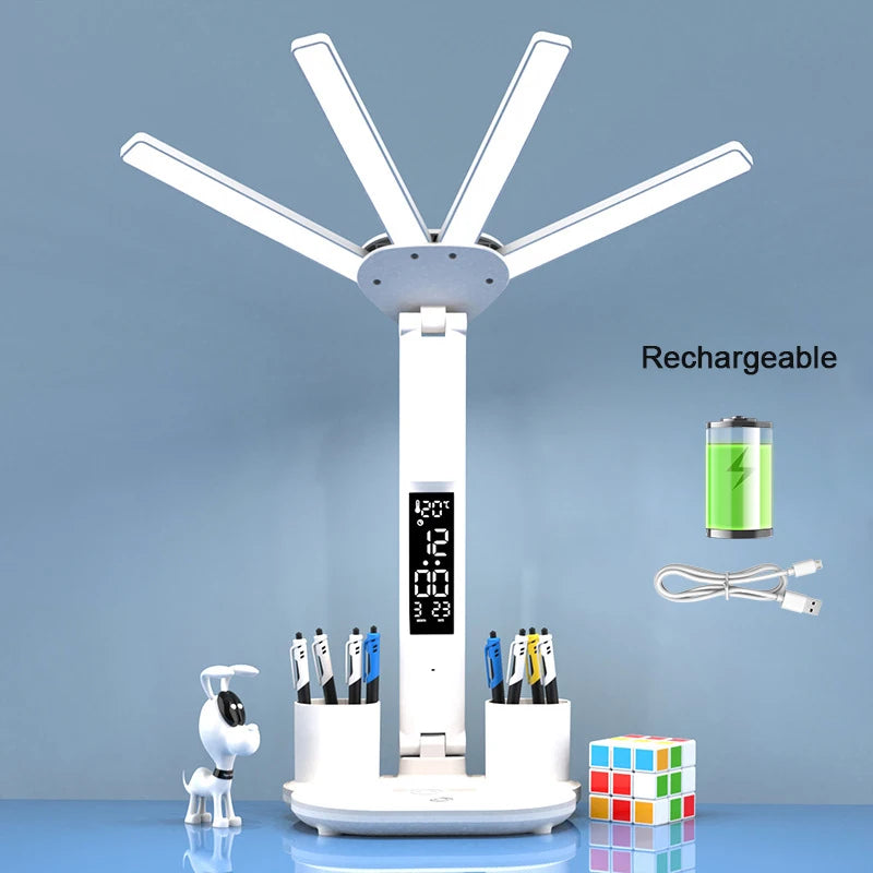 Rechargeable Table Lamp for Study, Bedroom