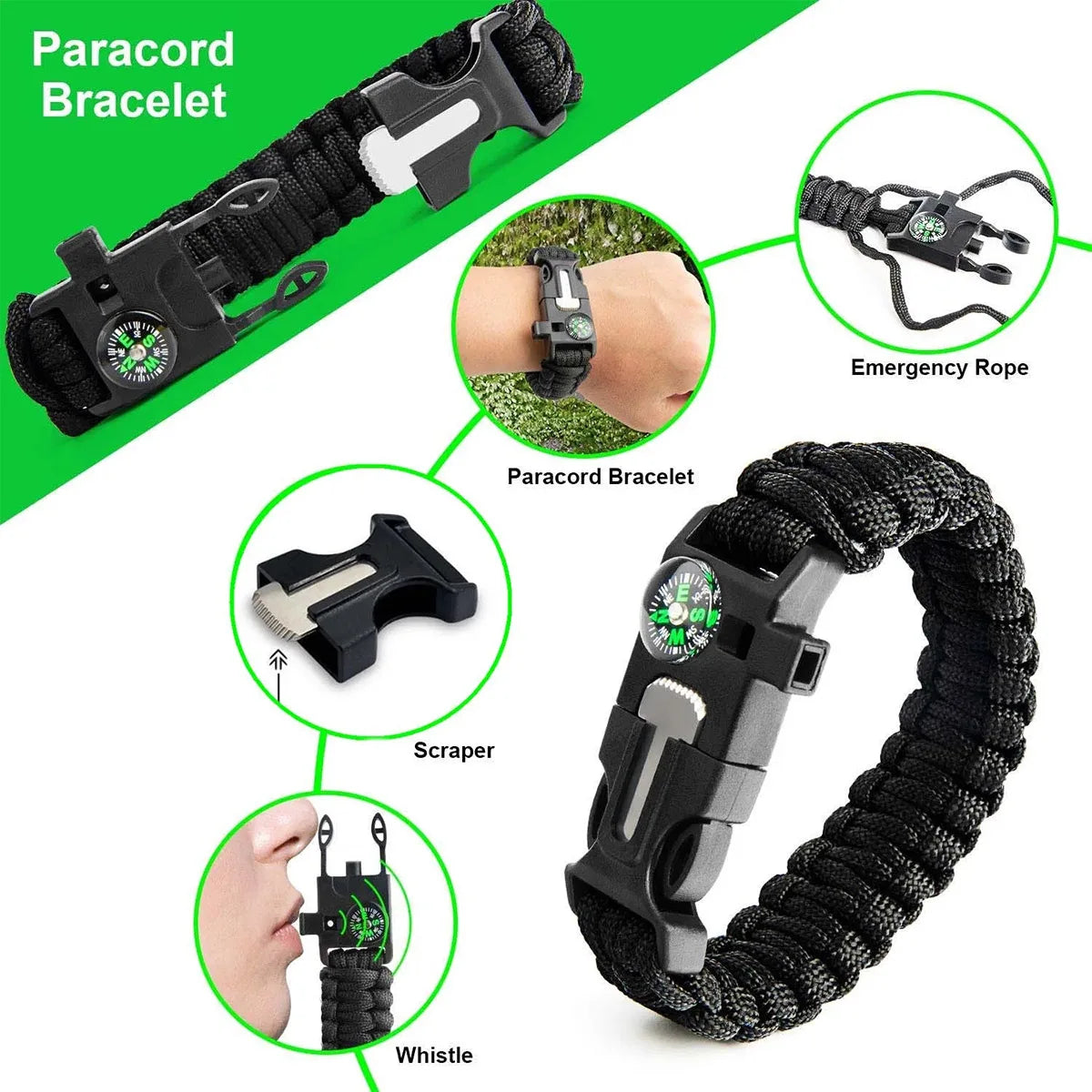Outdoor Supplies Camping Emergency
Equipment Camping Survival Tool Set Multifunctional
Supplies First Aid Kits