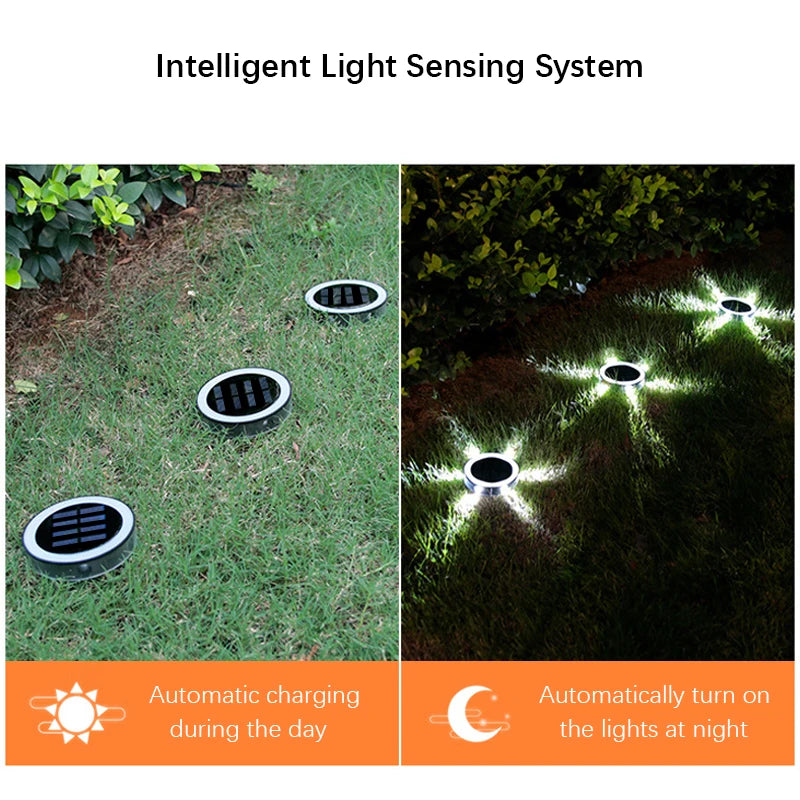 6 LED Solar Night Light,
(4Pack )
