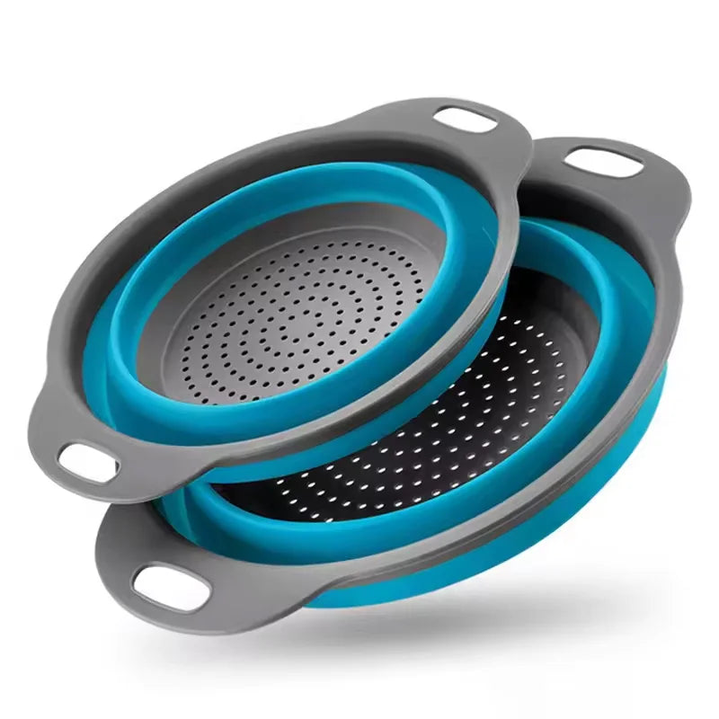 Silicone Folding Drain Basket
Fruit Vegetable Washing Basket
Foldable Strainer Colander Collapsible Drainer
Kitchen Storage Tool