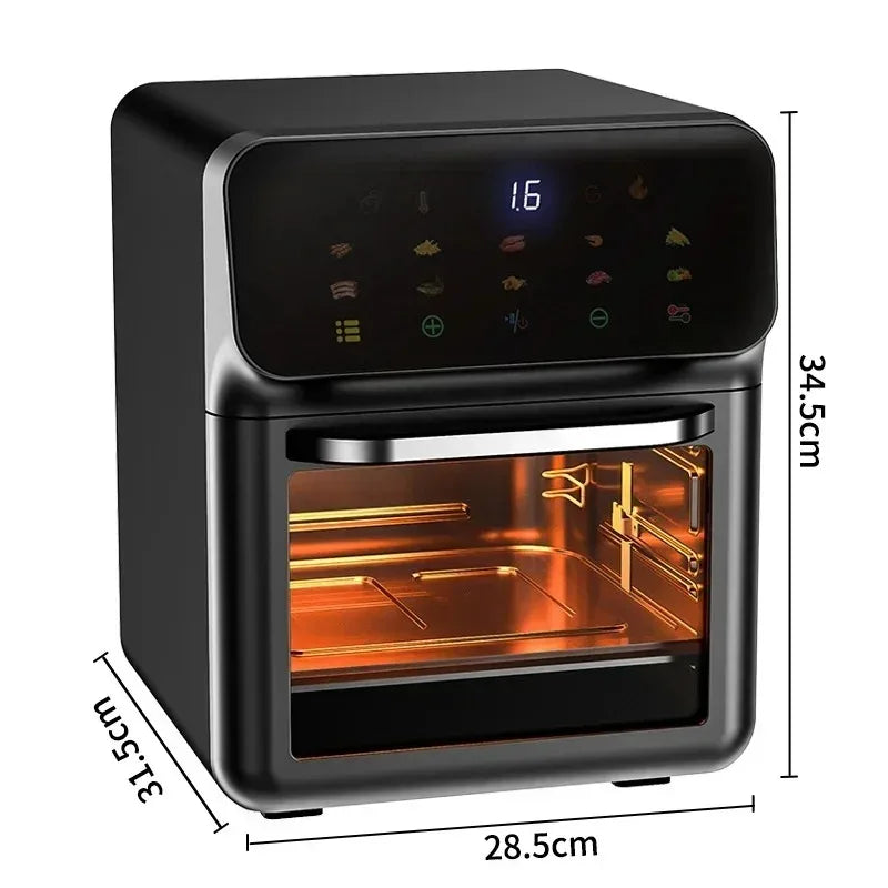 10L Electric Air Fryer Large Capacity
Convection Oven,
Deep Fryer Without Oil Kitchen
360°Baking Viewable Window Home Appliance