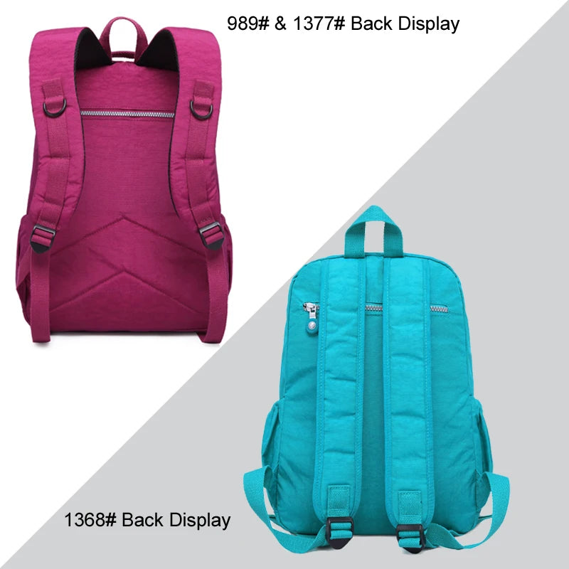 Fashion School Backpack Student for Teenage Girl Boy 2023 Travel Back Packs Bag Women Nylon Waterproof Laptop Bagpack Unisex
