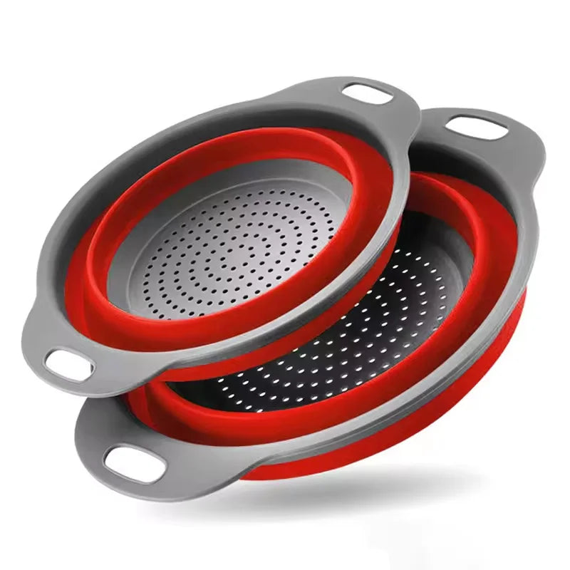 Silicone Folding Drain Basket
Fruit Vegetable Washing Basket
Foldable Strainer Colander Collapsible Drainer
Kitchen Storage Tool
