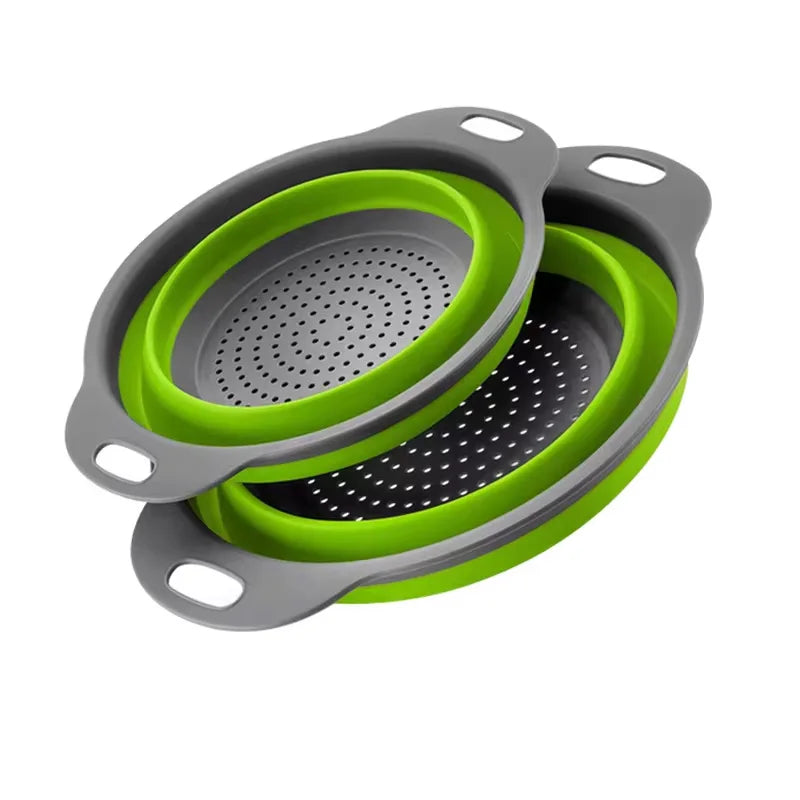 Silicone Folding Drain Basket
Fruit Vegetable Washing Basket
Foldable Strainer Colander Collapsible Drainer
Kitchen Storage Tool