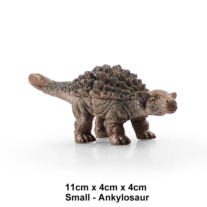 Simulation Jurassic Dinosaur Action Figures Dino Park Carnotaurus Ankylosaurus Tyrannosaurus Rex Model Decoration Toys Kids Gift