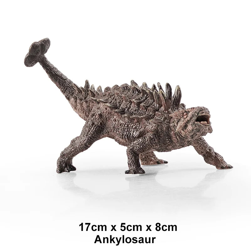 Simulation Jurassic Dinosaur Action Figures Dino Park Carnotaurus Ankylosaurus Tyrannosaurus Rex Model Decoration Toys Kids Gift