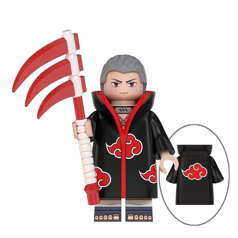 Anime Naruto Action Figure Ornaments Akatsuki Assembled Toys 
Sasuke DIY Model Cartoon Itachi Peripheral Children's Birthday Gifts