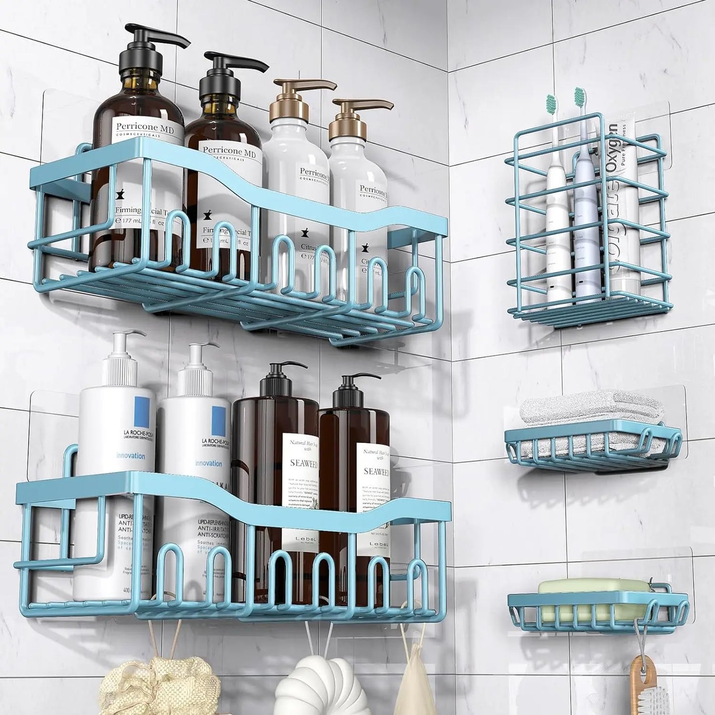 Shower Storage Box set of 5