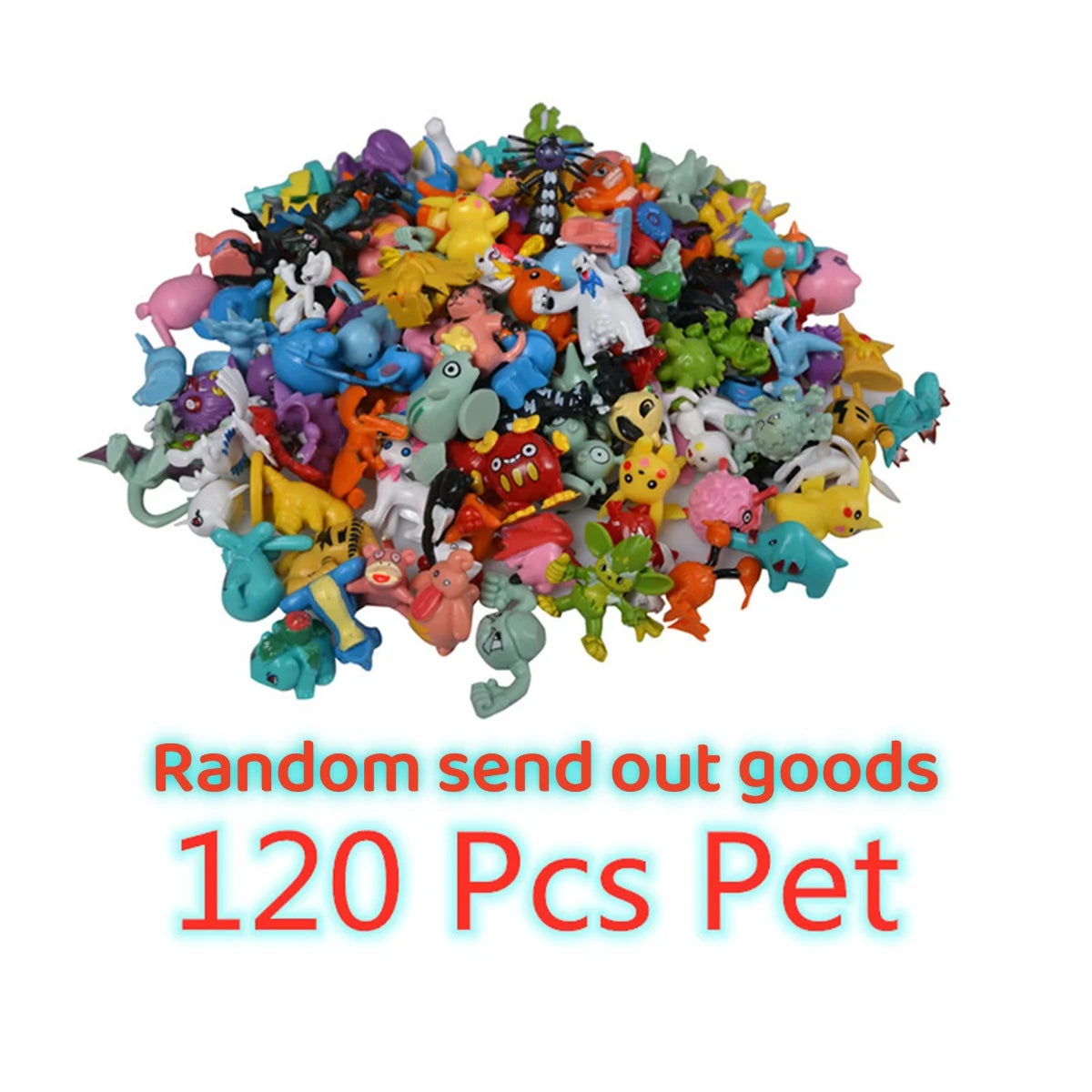 144 Style Pokemon Figure Toys Anime Pikachu Action Figure Model Ornamental Decoration Collect Toys For  Christmas Gift