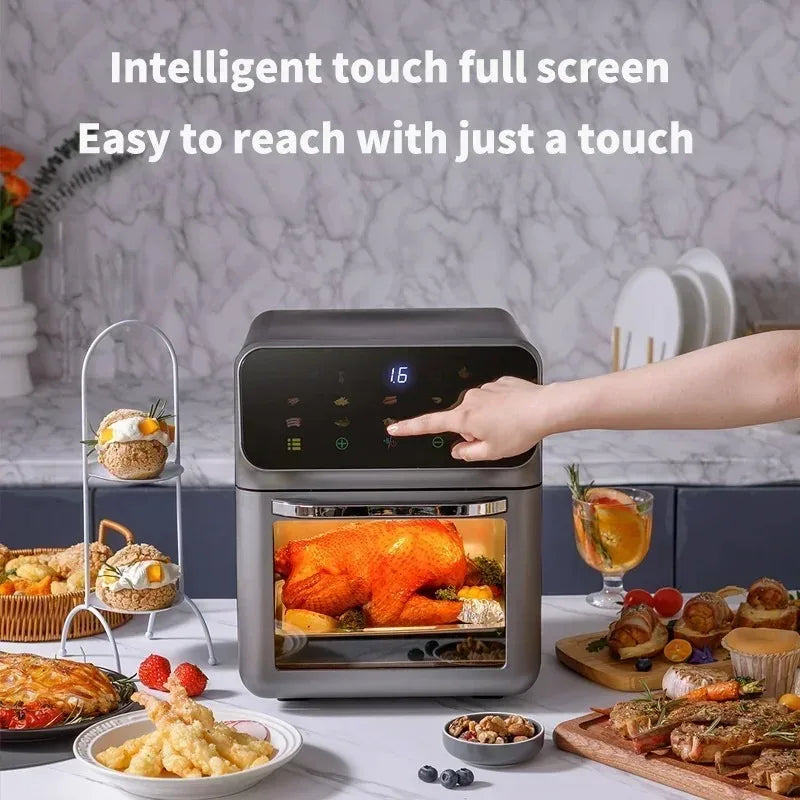 10L Electric Air Fryer Large Capacity
 Convection Oven,
 Deep Fryer Without Oil Kitchen 
360°Baking Viewable Window Home Appliance