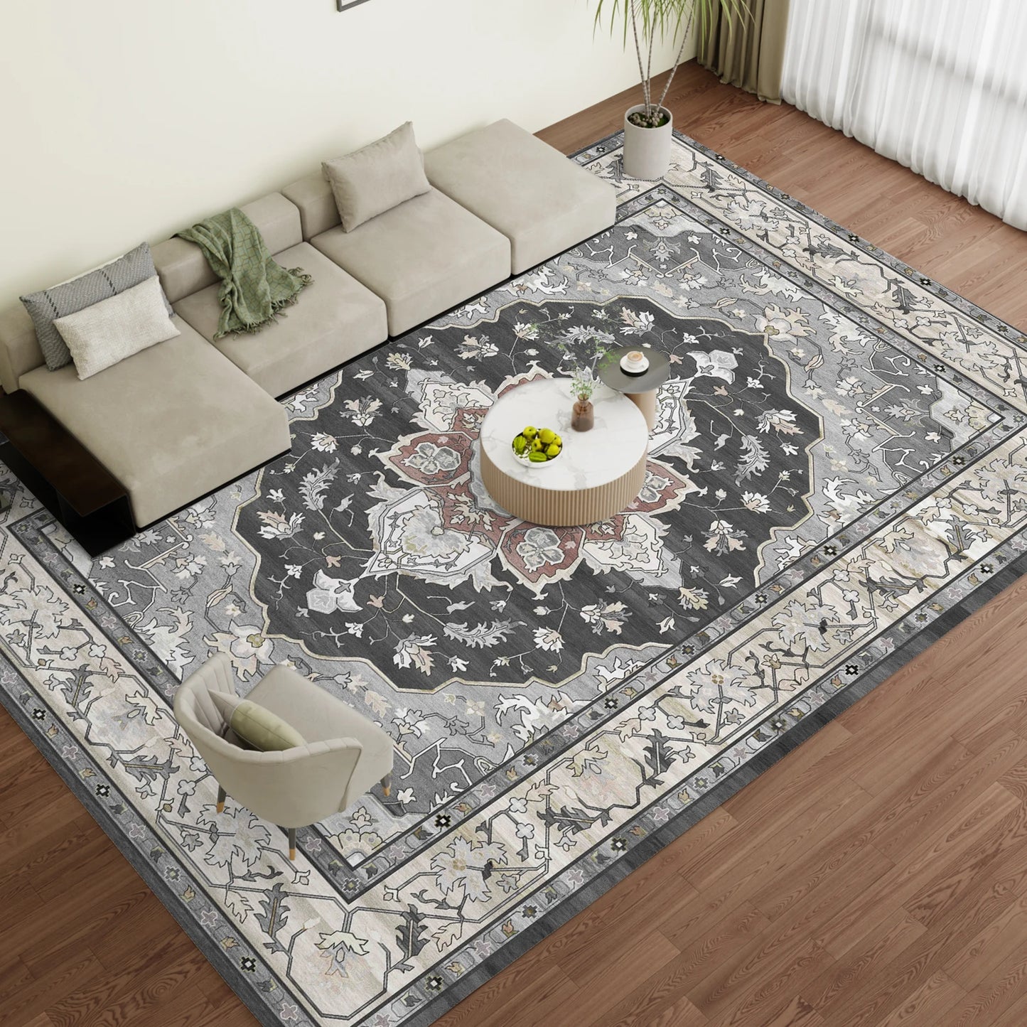 Throw Carpet for Living Room, Bedroom ,Kitchen Laundry Home Office,