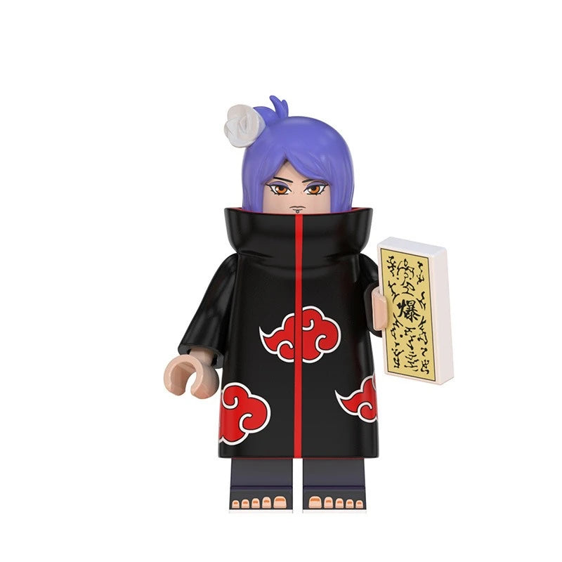Anime Naruto Action Figure Ornaments Akatsuki Assembled Toys 
Sasuke DIY Model Cartoon Itachi Peripheral Children's Birthday Gifts