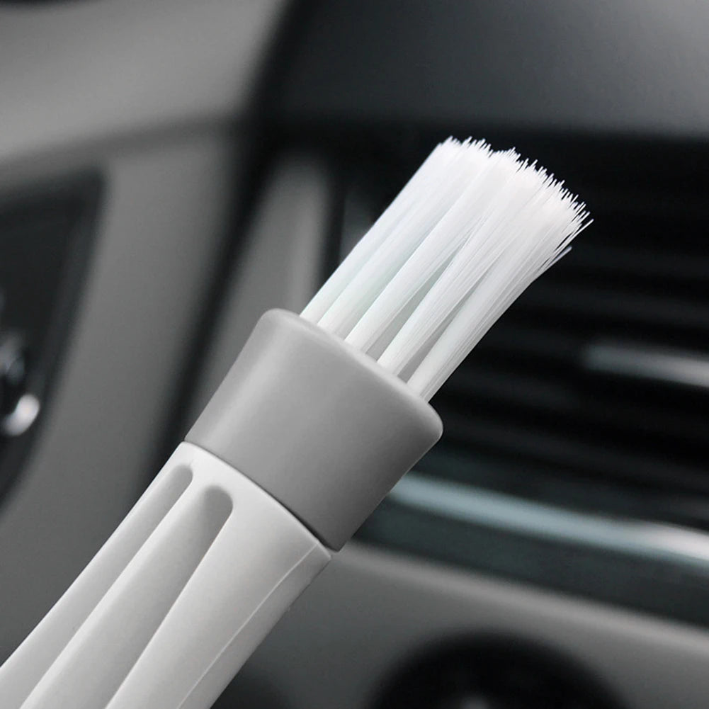 Car Cleaning Brush Air Conditioning Vent Brush Detailing Dust Removal Blinds Duster Universal Car Outlet Vent Interior Cleaning