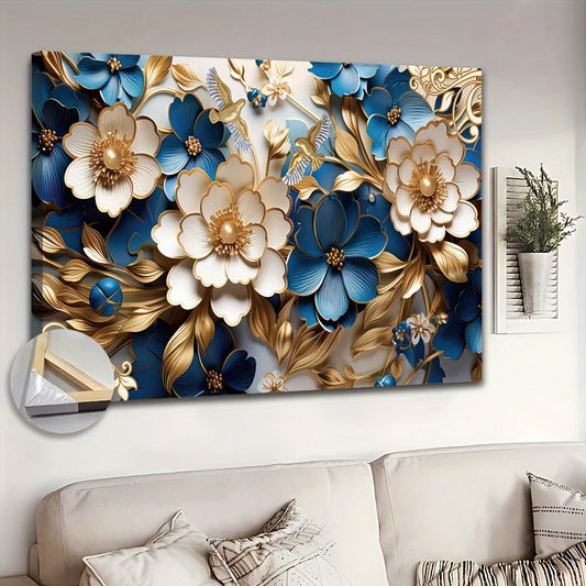 Canvas Wall Art Filled with Floral Symphony 
Suitable for Living Room Bedroom Home Office Kitchen Dining Room Wall Decoration