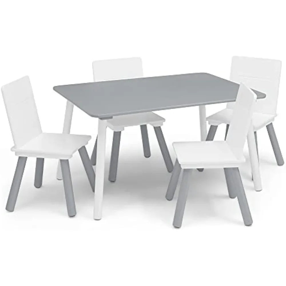 Kids Table and Chair Set (4 Chairs Included)