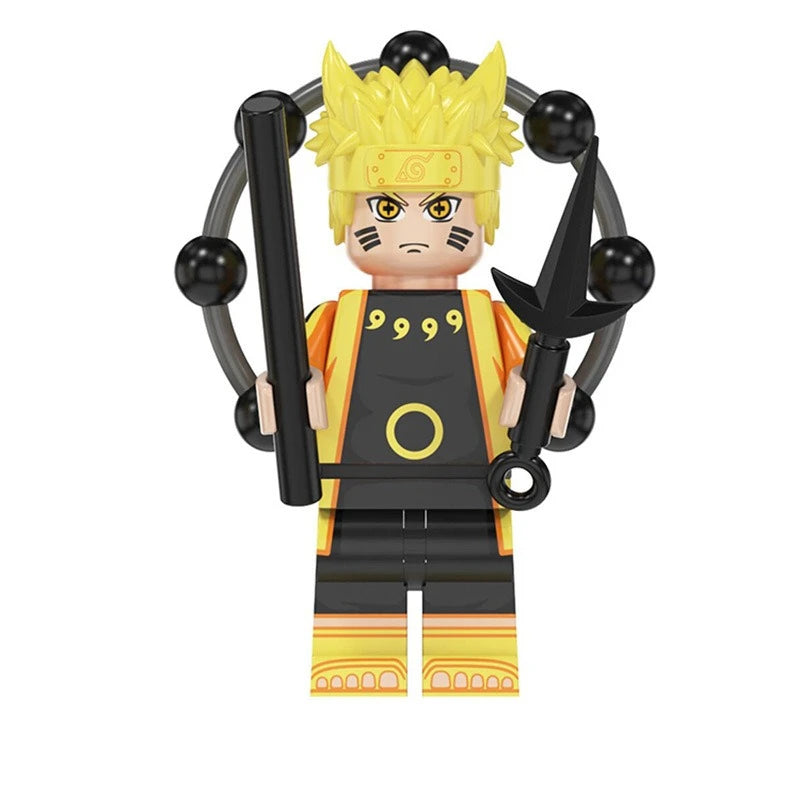 Anime Naruto Action Figure Ornaments Akatsuki Assembled Toys 
Sasuke DIY Model Cartoon Itachi Peripheral Children's Birthday Gifts