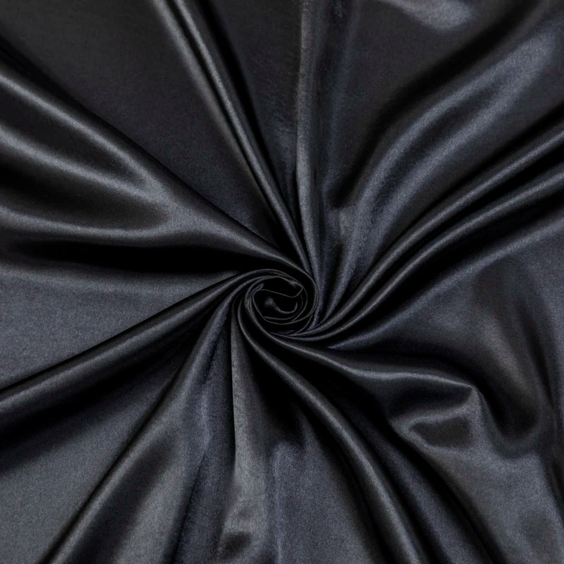 Black Luxury Ice Silk Bedding Set Satin