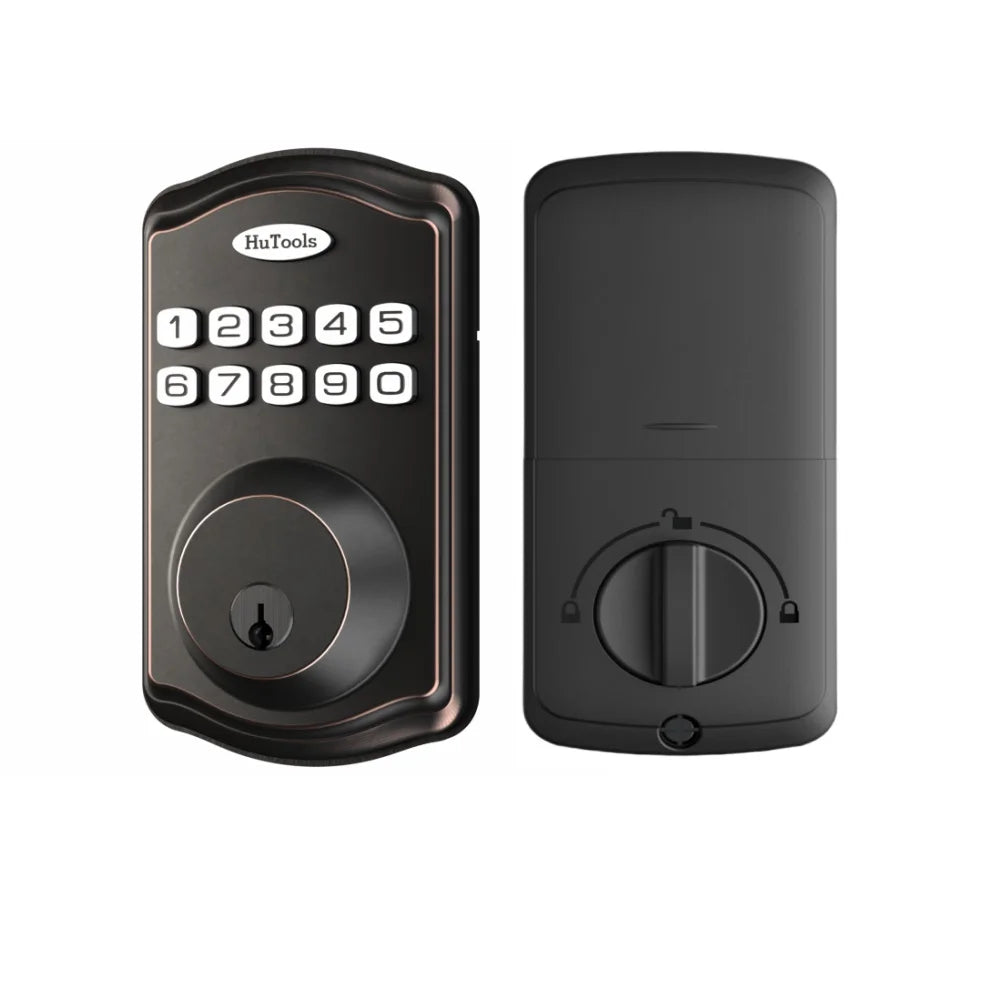 Keyless Entry Door Lock with Key Override