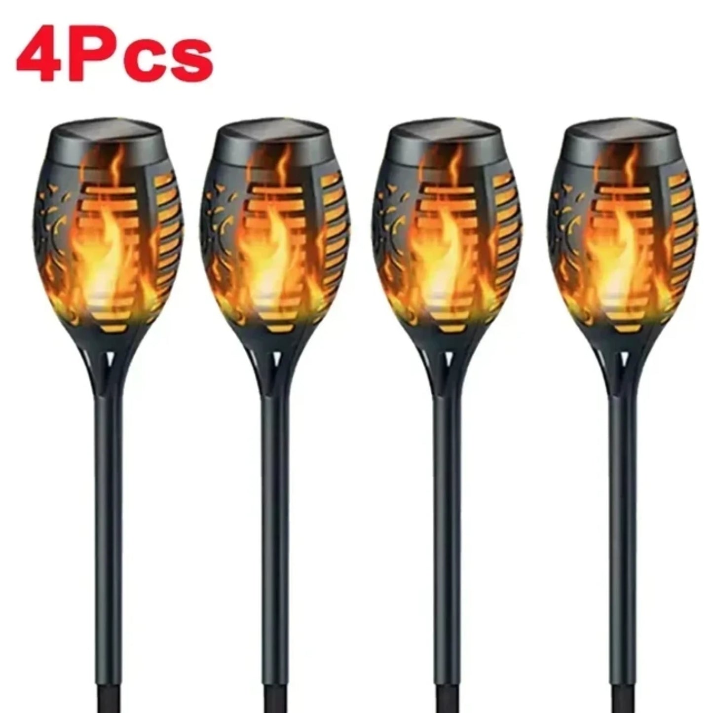 "Outdoor Waterproof Solar Torch Lights