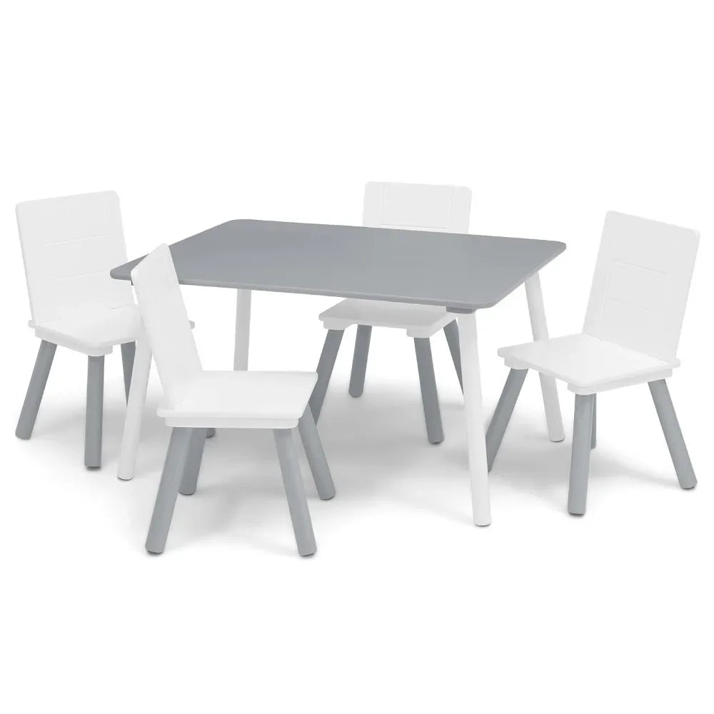 Kids Table and Chair Set (4 Chairs Included)