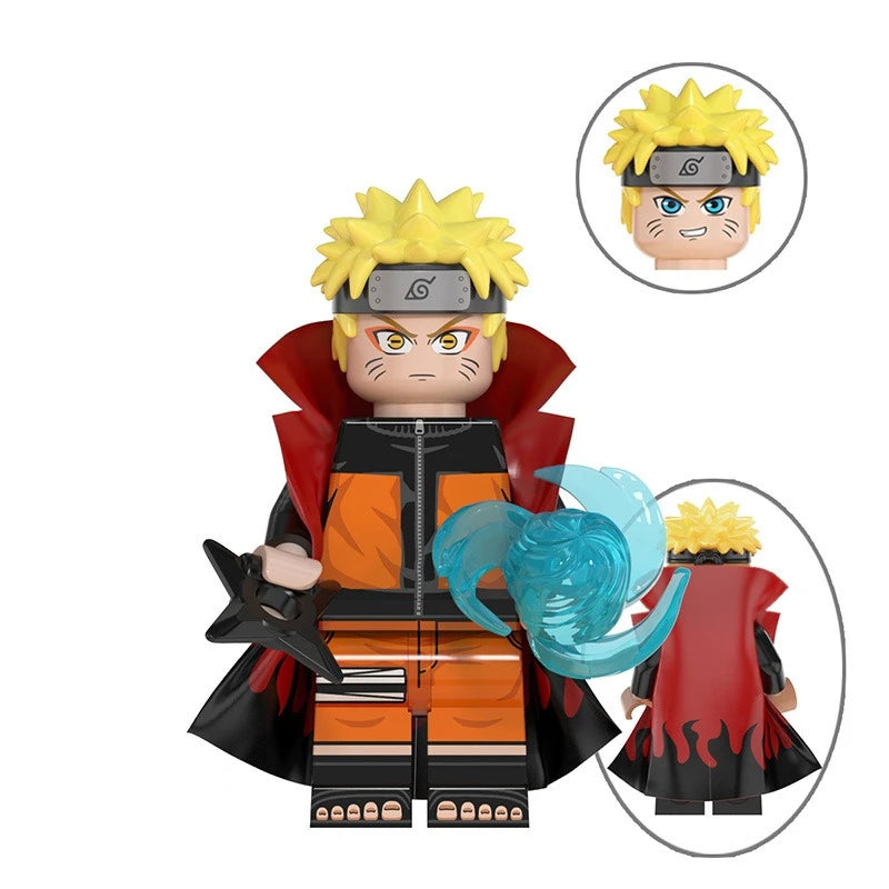 Anime Naruto Action Figure Ornaments Akatsuki Assembled Toys 
Sasuke DIY Model Cartoon Itachi Peripheral Children's Birthday Gifts