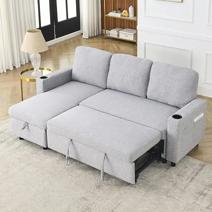 Modern Convertible Sleeper Sofa Bed,