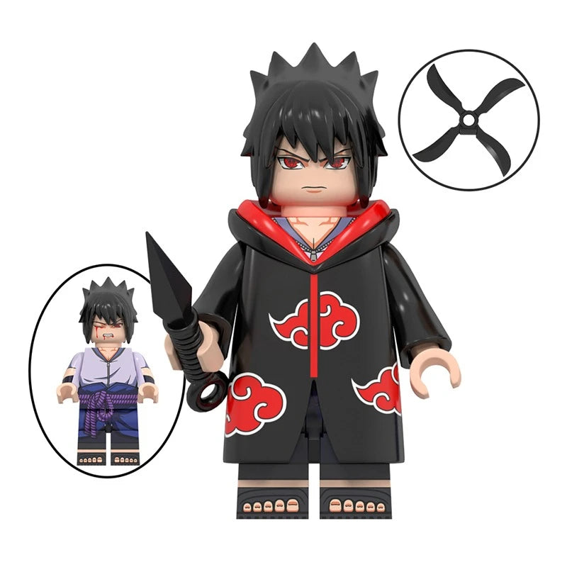 Anime Naruto Action Figure Ornaments Akatsuki Assembled Toys 
Sasuke DIY Model Cartoon Itachi Peripheral Children's Birthday Gifts