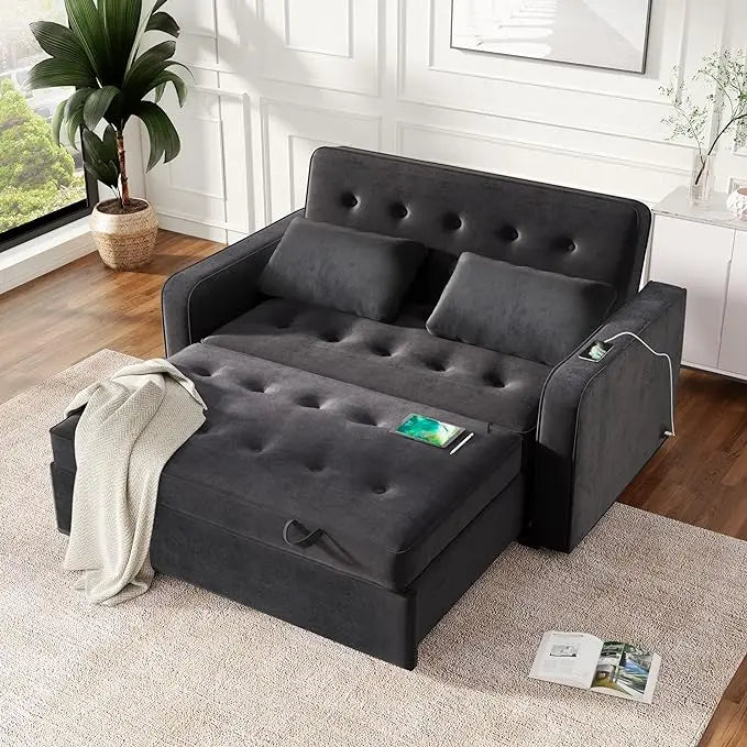 Modern Convertible Sleeper Sofa Bed,