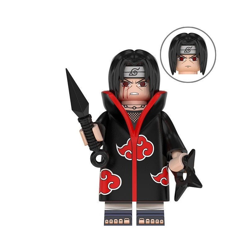 Anime Naruto Action Figure Ornaments Akatsuki Assembled Toys 
Sasuke DIY Model Cartoon Itachi Peripheral Children's Birthday Gifts