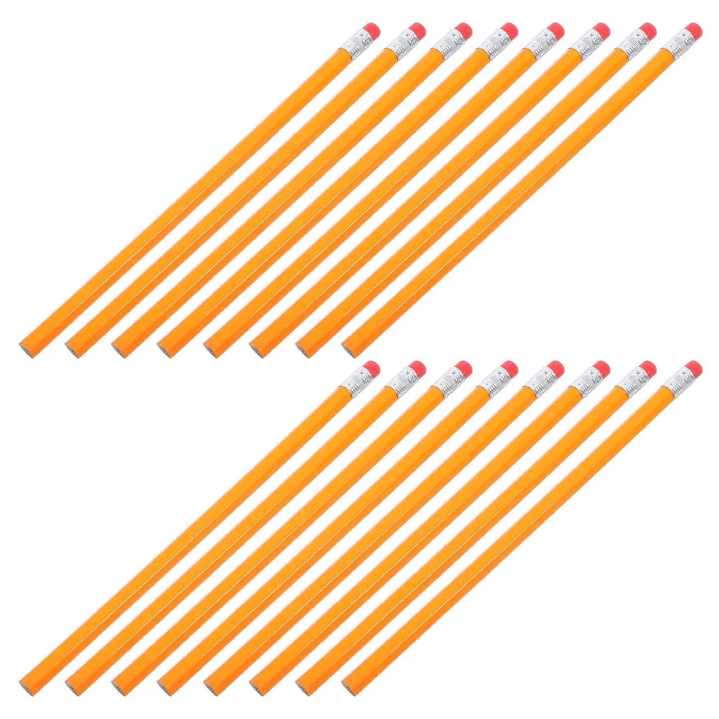 100 Pcs Pencil With Eraser Wood Pencils 
Bulk Classroom Supplies 
School Office Wooden Lead Pencils Long Writing Student Teacher