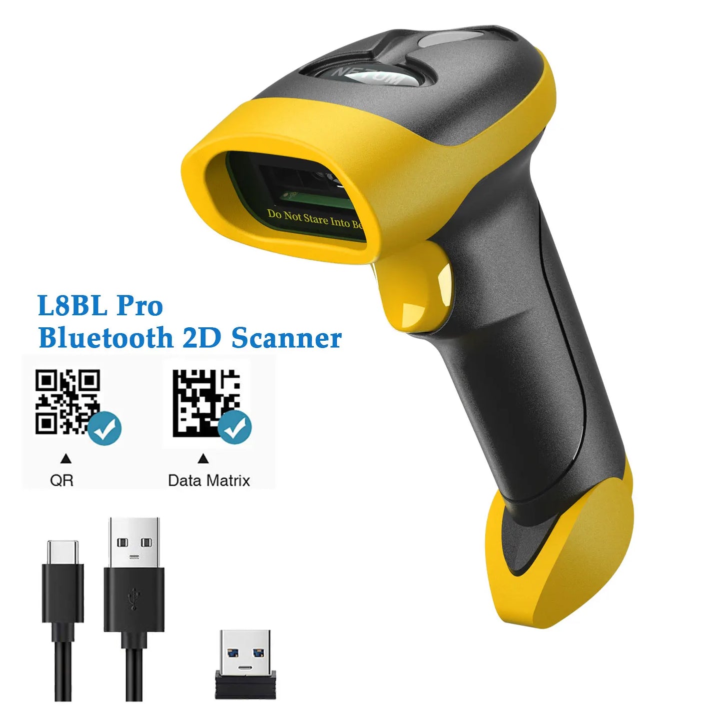 NETUM L8BL Bluetooth and Wireless 2D Barcode Scanner
L5 Wired QR Barcode Reader PDF417 Automatic Sensing for Pos Scanning