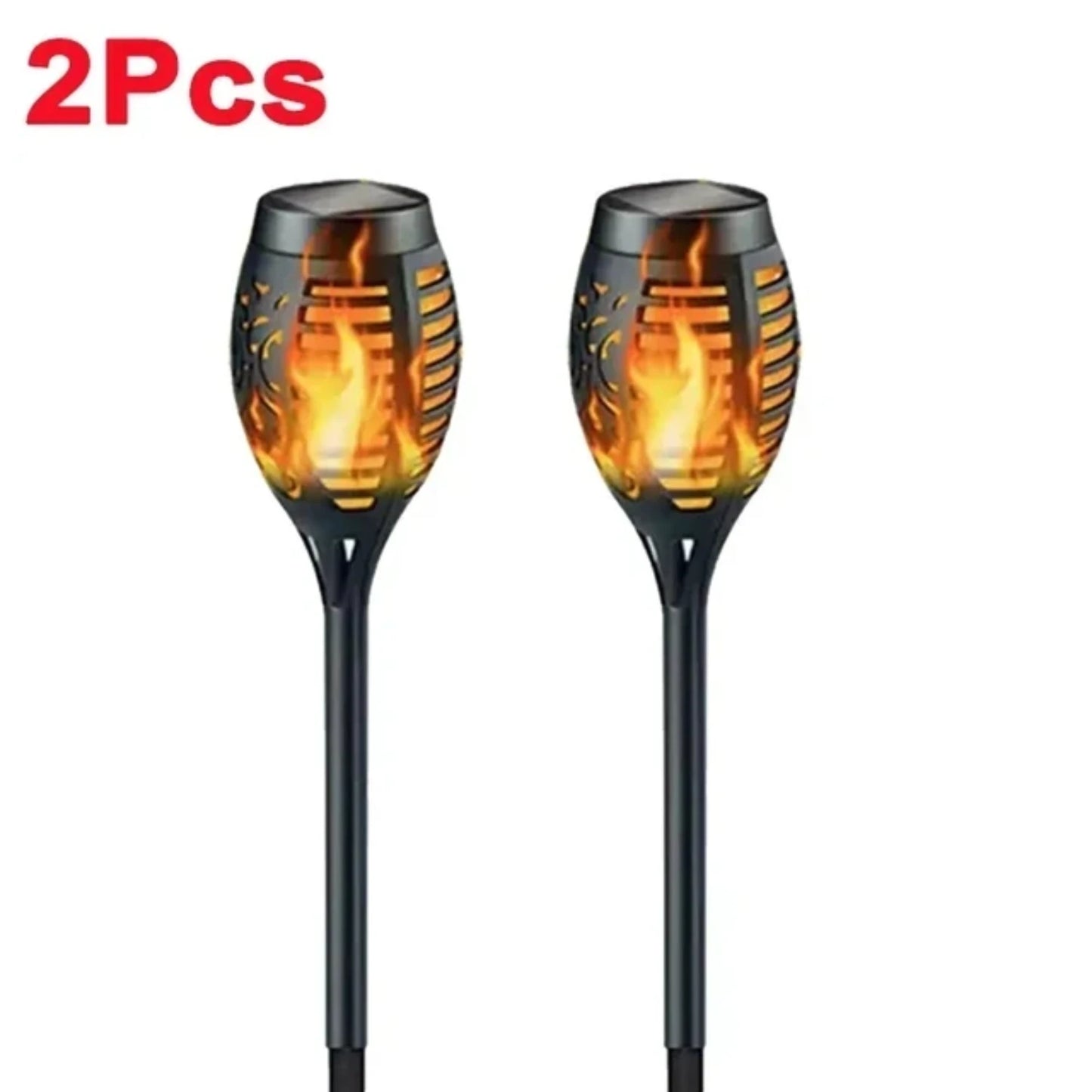 "Outdoor Waterproof Solar Torch Lights