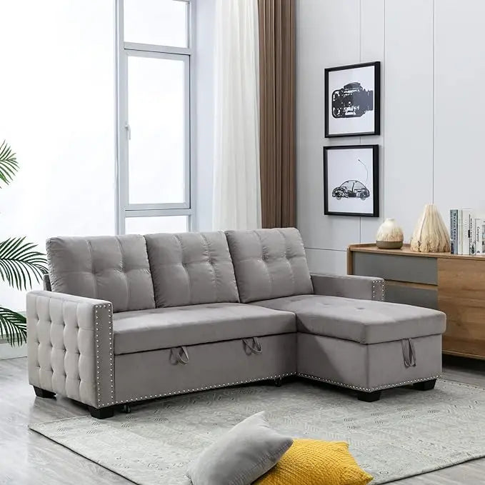 Modern Convertible Sleeper Sofa Bed,