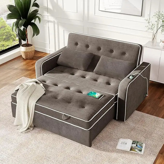 Modern Convertible Sleeper Sofa Bed,