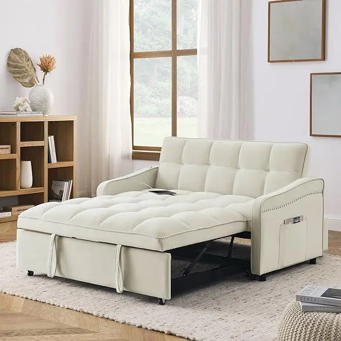 Modern Convertible Sleeper Sofa Bed,