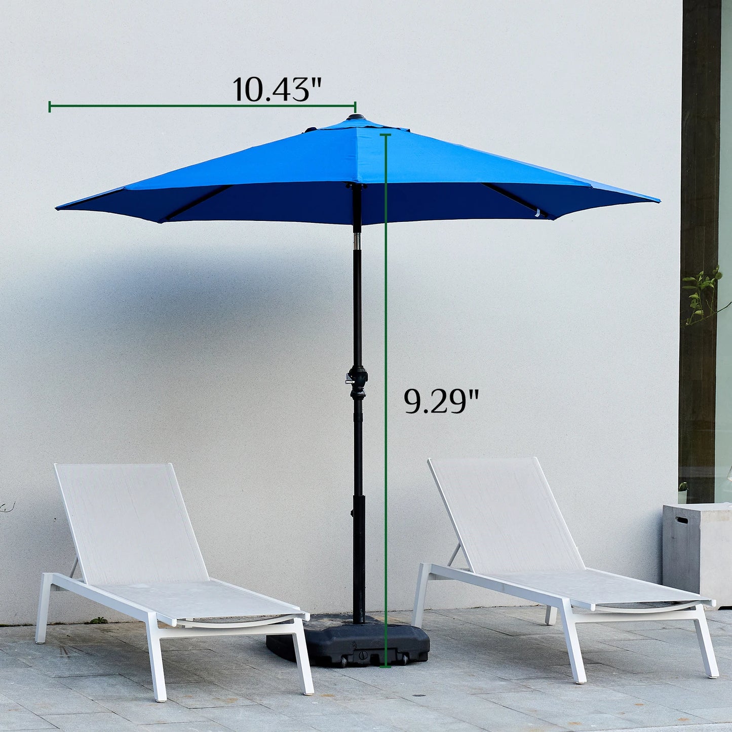 JHK Outdoor Patio Umbrella UV Protection For Garden