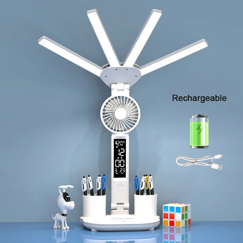 Rechargeable Table Lamp for Study, Bedroom