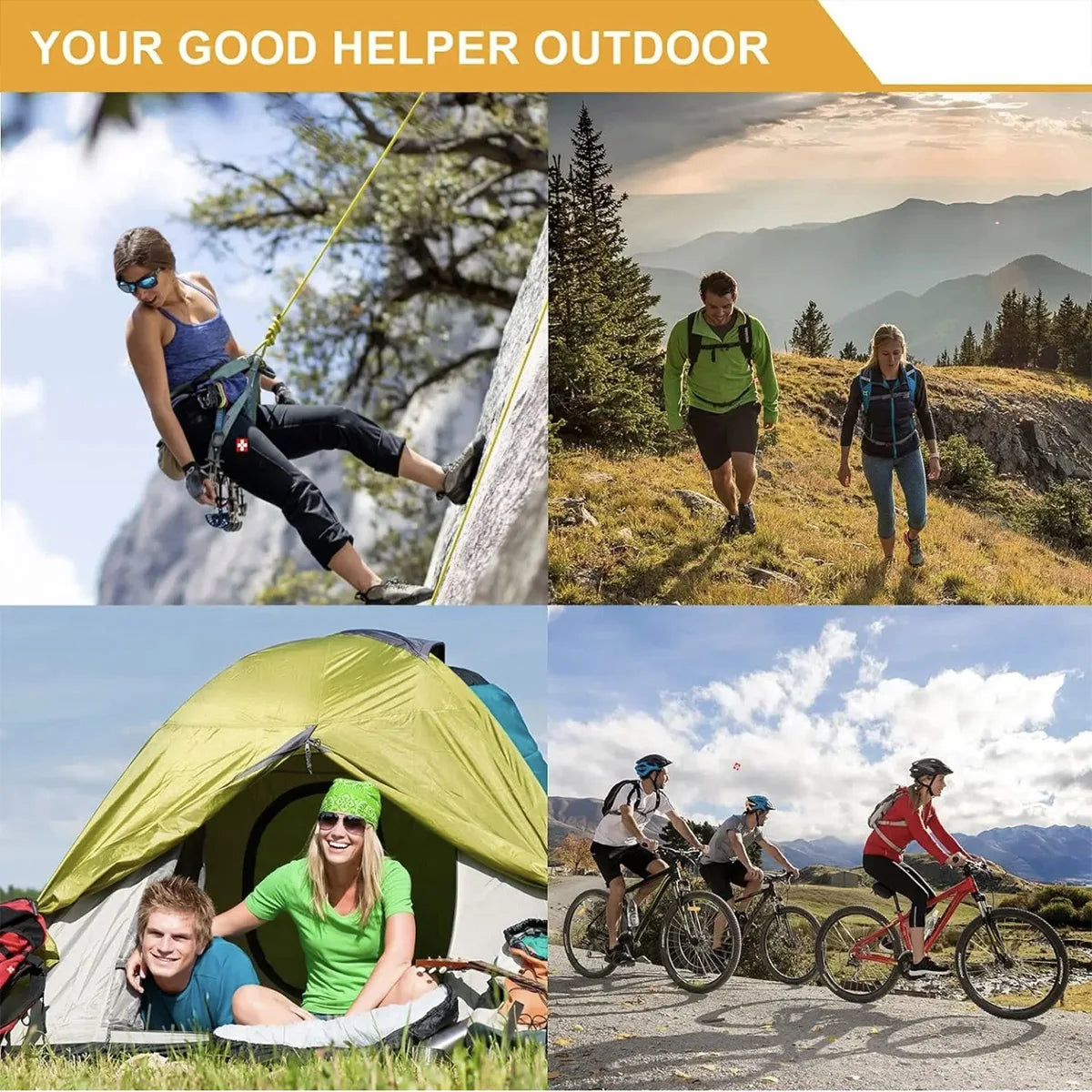 Outdoor Supplies Camping Emergency 
Equipment Camping Survival Tool Set Multifunctional 
 Supplies First Aid Kits