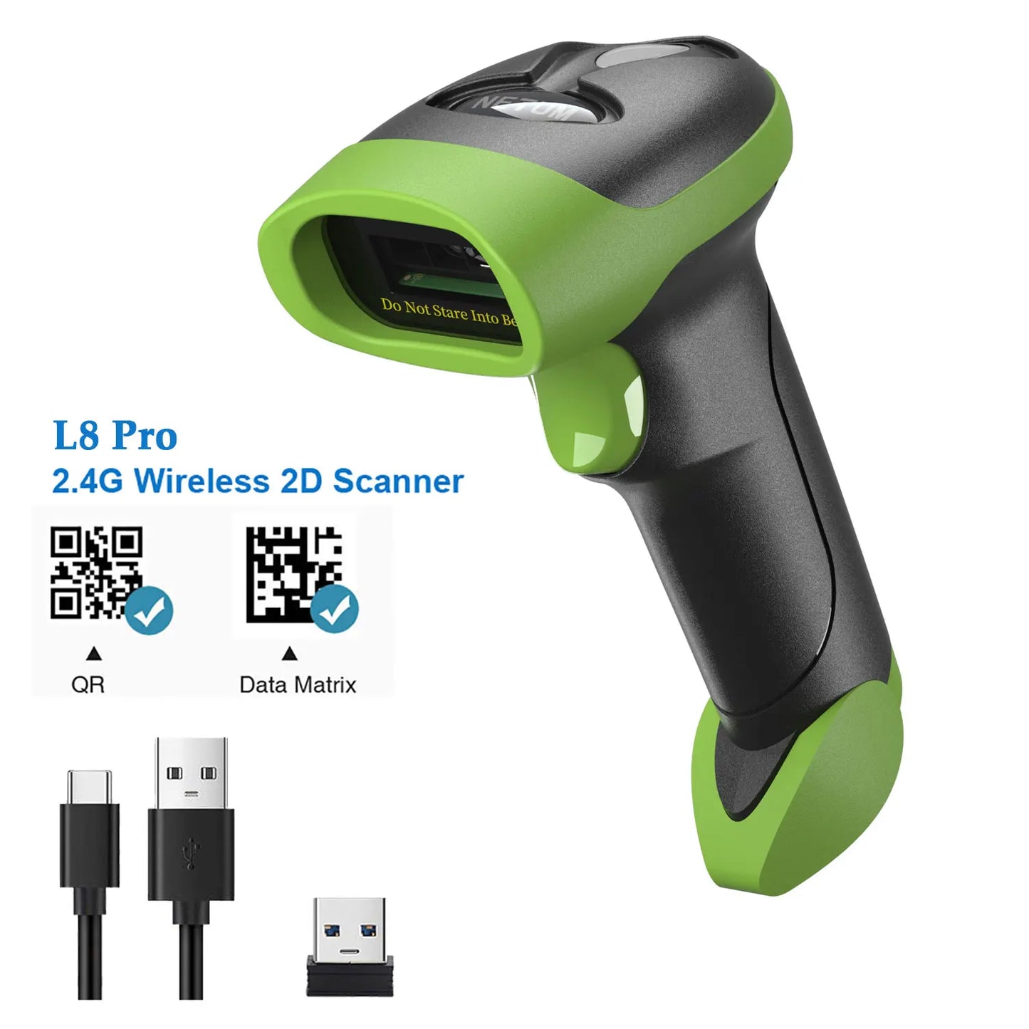 NETUM L8BL Bluetooth and Wireless 2D Barcode Scanner
L5 Wired QR Barcode Reader PDF417 Automatic Sensing for Pos Scanning
