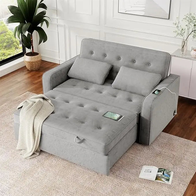 Modern Convertible Sleeper Sofa Bed,