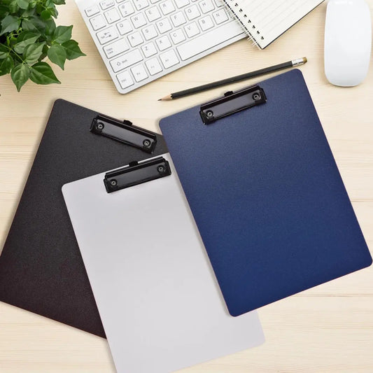 A4 File Folder Clipboard Writing Pad
Memo Clip Board Clips 
Test Paper Storage Organizer School Supplies Office Stationary