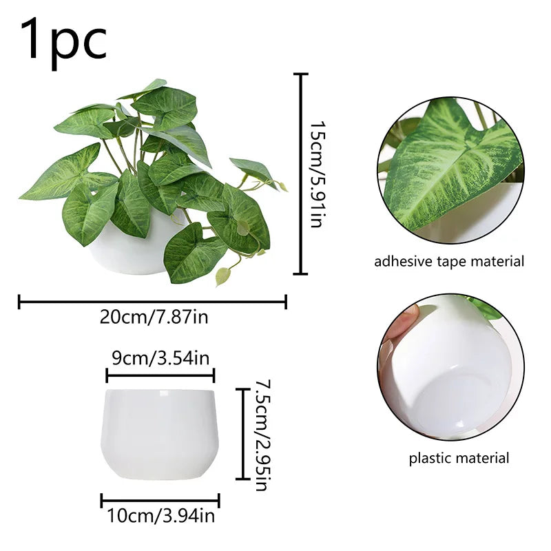 1PC Simulated Plant Potted Plant,
 Business Office Desktop, Foyer, Garden, Garden, Floral And Home Decoration