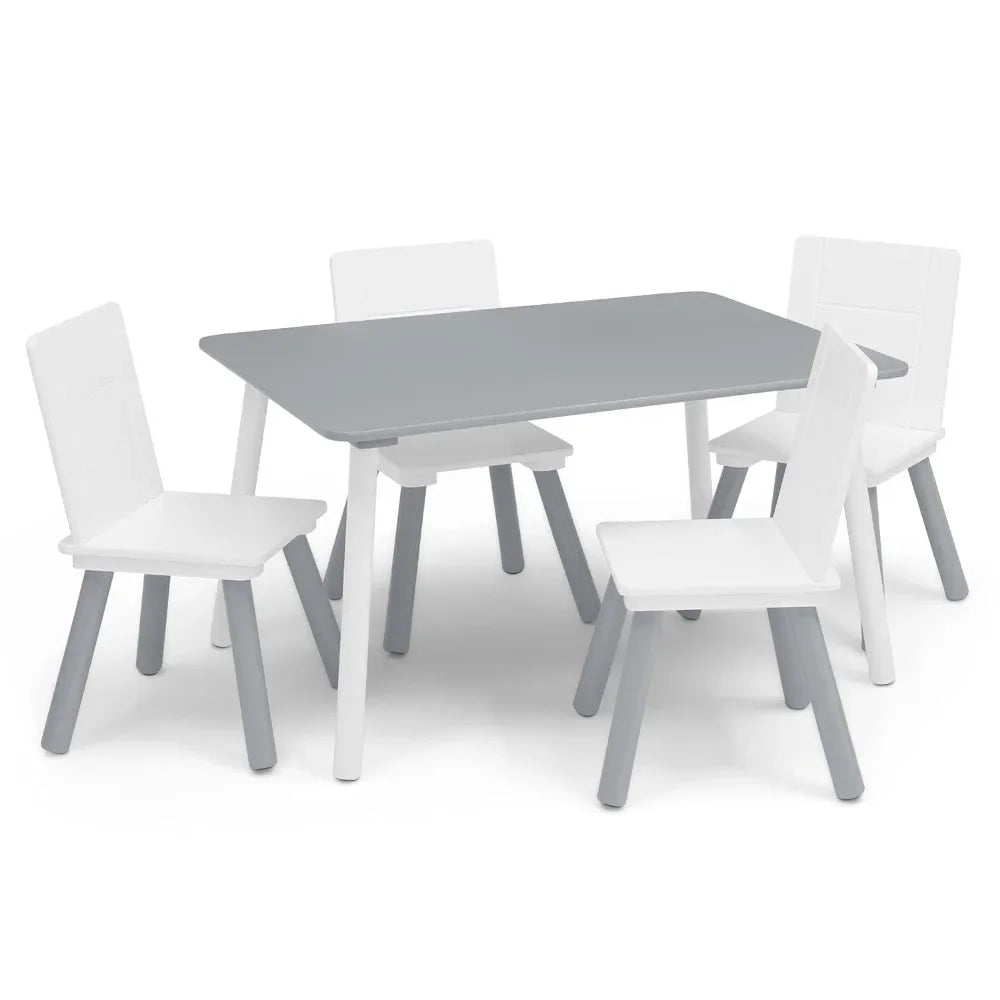 Kids Table and Chair Set (4 Chairs Included)