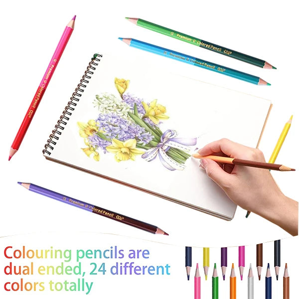 Drawing Pencils, 26/30/38pcs Sketching Pencils with Graphite ,Charcoal Pencils and Blending Stumps ,Gift for Beginners