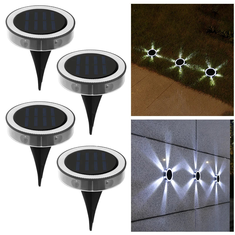 6 LED Solar Night Light,

(4Pack )