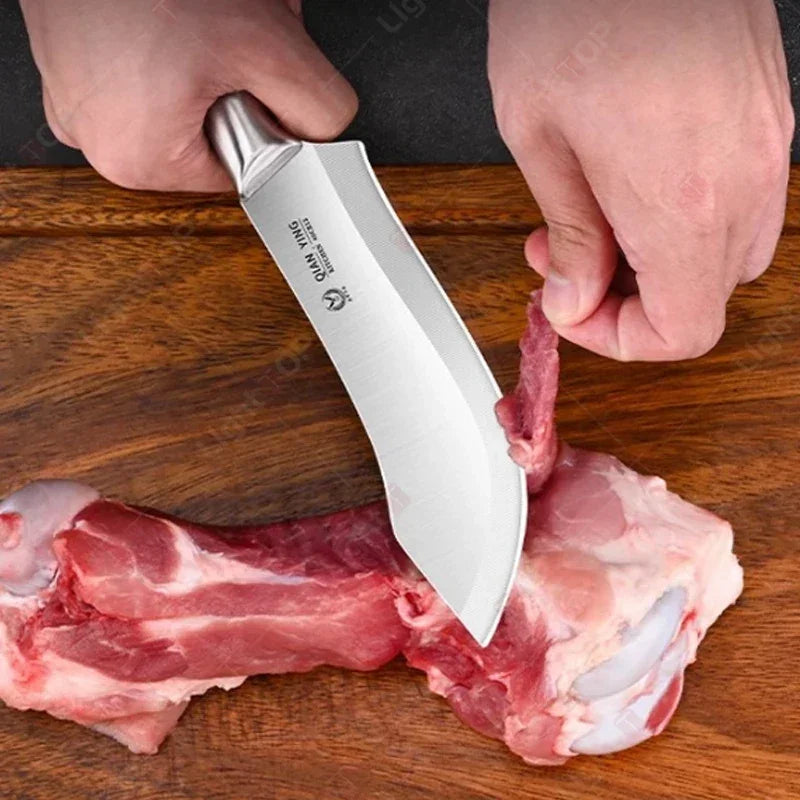Kitchen Knife Chef Pig Killing Knife Multi-Purpose Meat Cleaver Butcher Knife Stainless Steel Kitchen Knives and Accessories